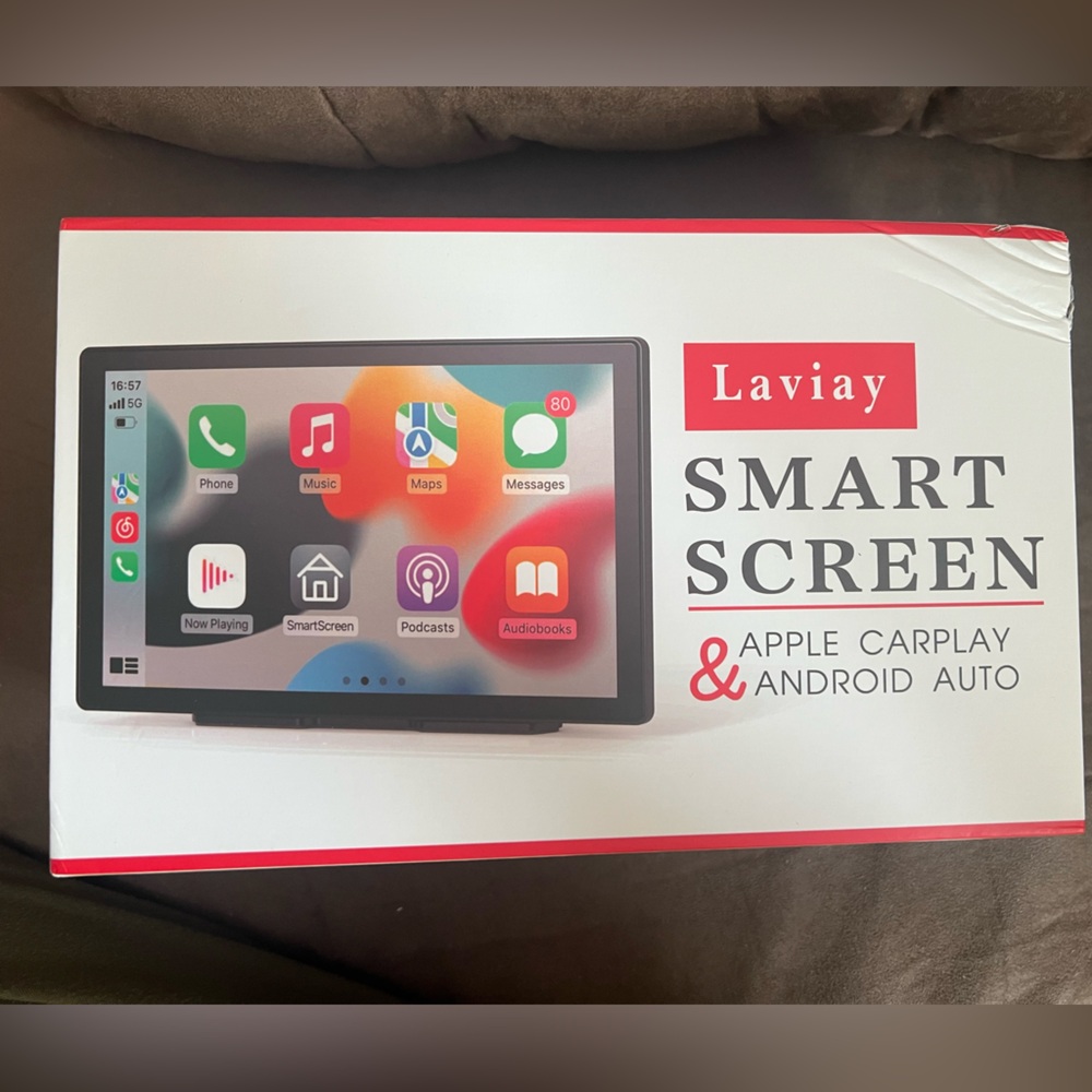 Laviay Smart Display Tablet with CarPlay Integration - Dash Camera
